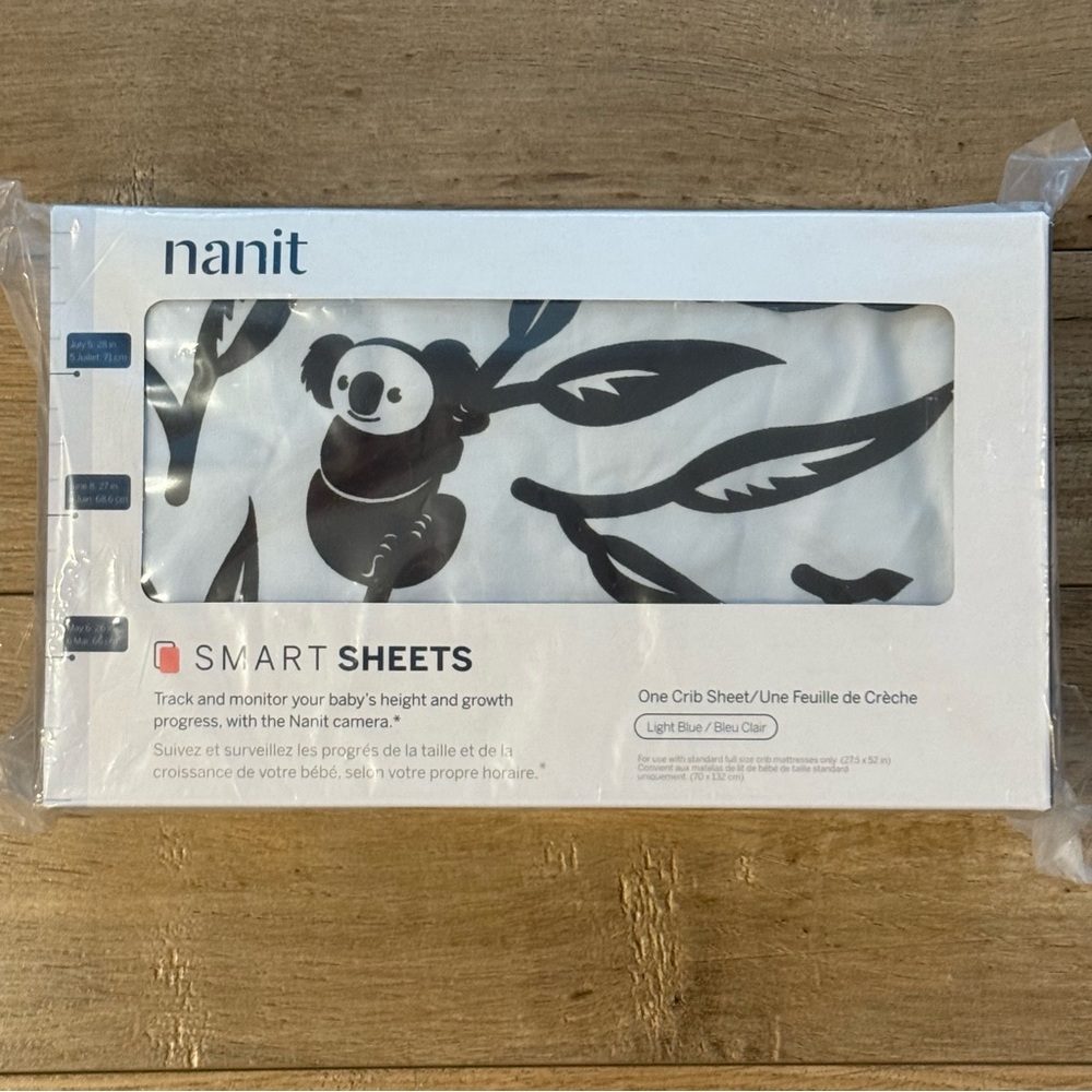 NWT NANIT Smart Sheets - light blue